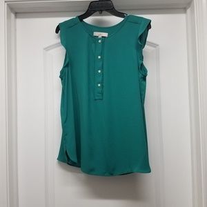 LOFT Tops - Sleeveless green shirt LOFT Tops - Sleeveless green shirt